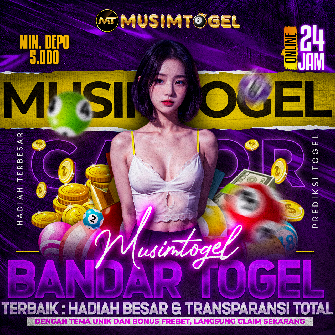 Pilih MUSIMTOGEL sebagai Bandar Togel Terbaik: Hadiah Besar dan Transparansi Total